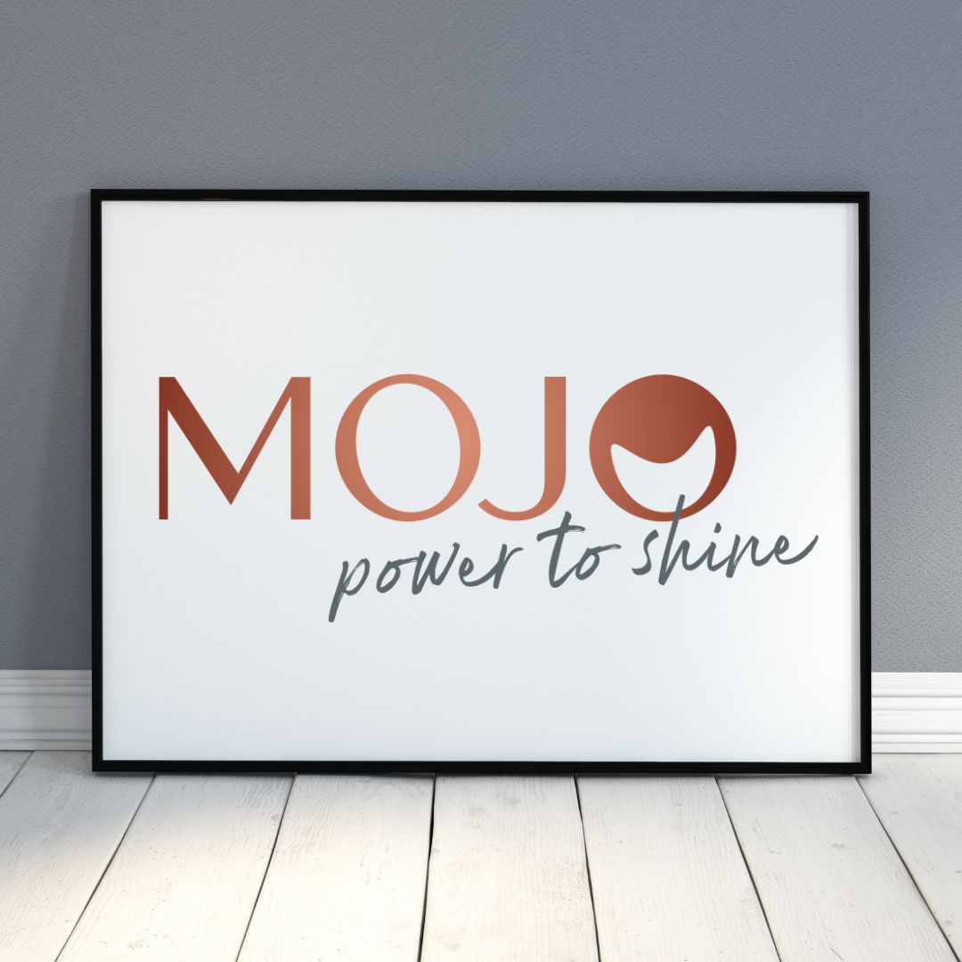 Mojo Logo Im Bilderrahmen