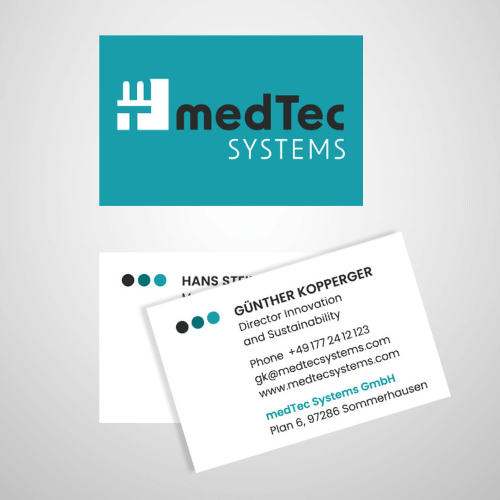Logodesign Und Geschäftsausstattung Für Medtecsystems