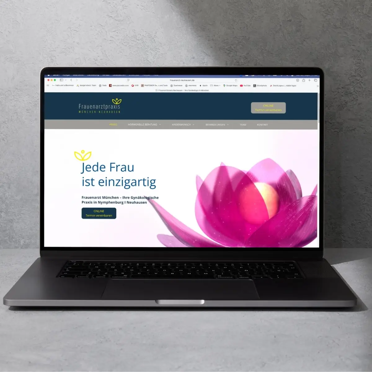 Frauenarztpraxis 
Website