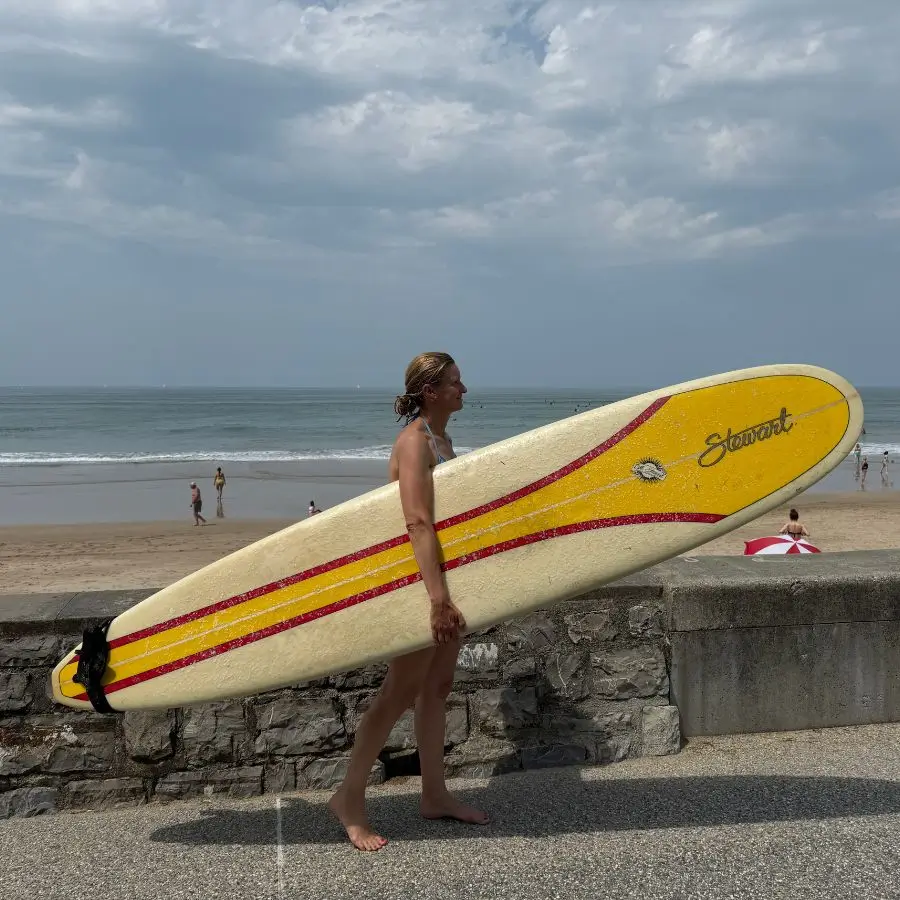 Longboarderin Susanne Hoheit